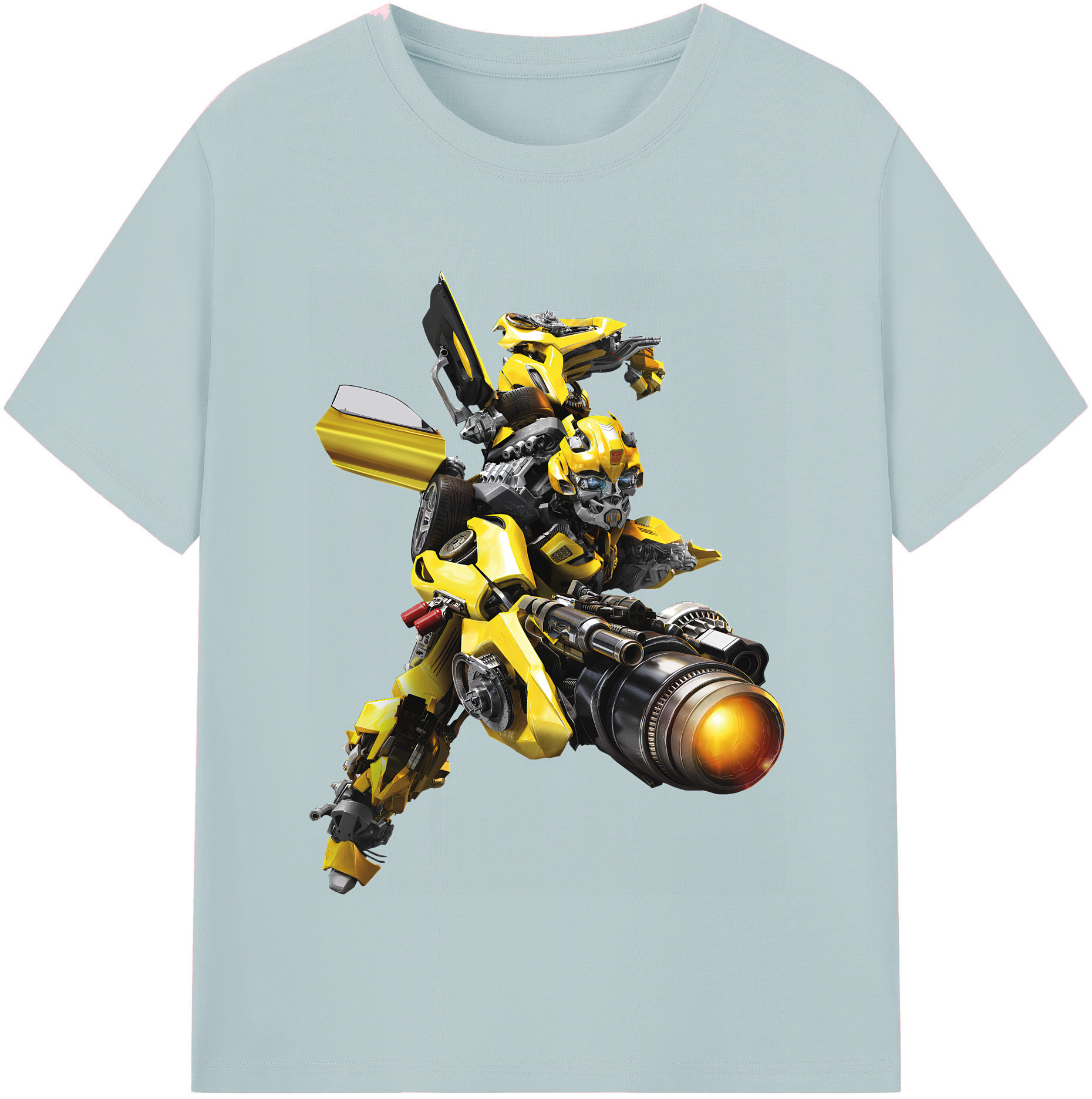 （画像用） Transformers トランスフォーマー 綿100％半袖Tシャツ（フロントプリント）